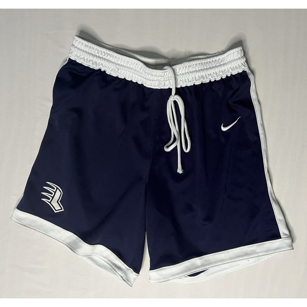 Nike Dri Fit Crossover Basketball Shorts Men's Size Large Blue Athletic DC2324